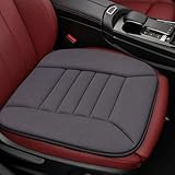 Xtremeauto Car Seat Cushion with 1.2-Inch Comfort Memory Foam – Pressure Relief Seat Pad with Breathable Mesh Cover & Non-Slip Base for Car, Van, Office, Home or Truck Universal Fit (Grey)