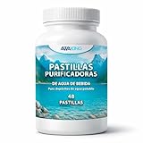 AWAKING Pastillas Potabilizadoras de Agua 48 uds | Tratamiento hasta 9600 Litros | 200L por Pastilla | Ideal para Depósitos, Bidones, Caravanas y Emergencias.