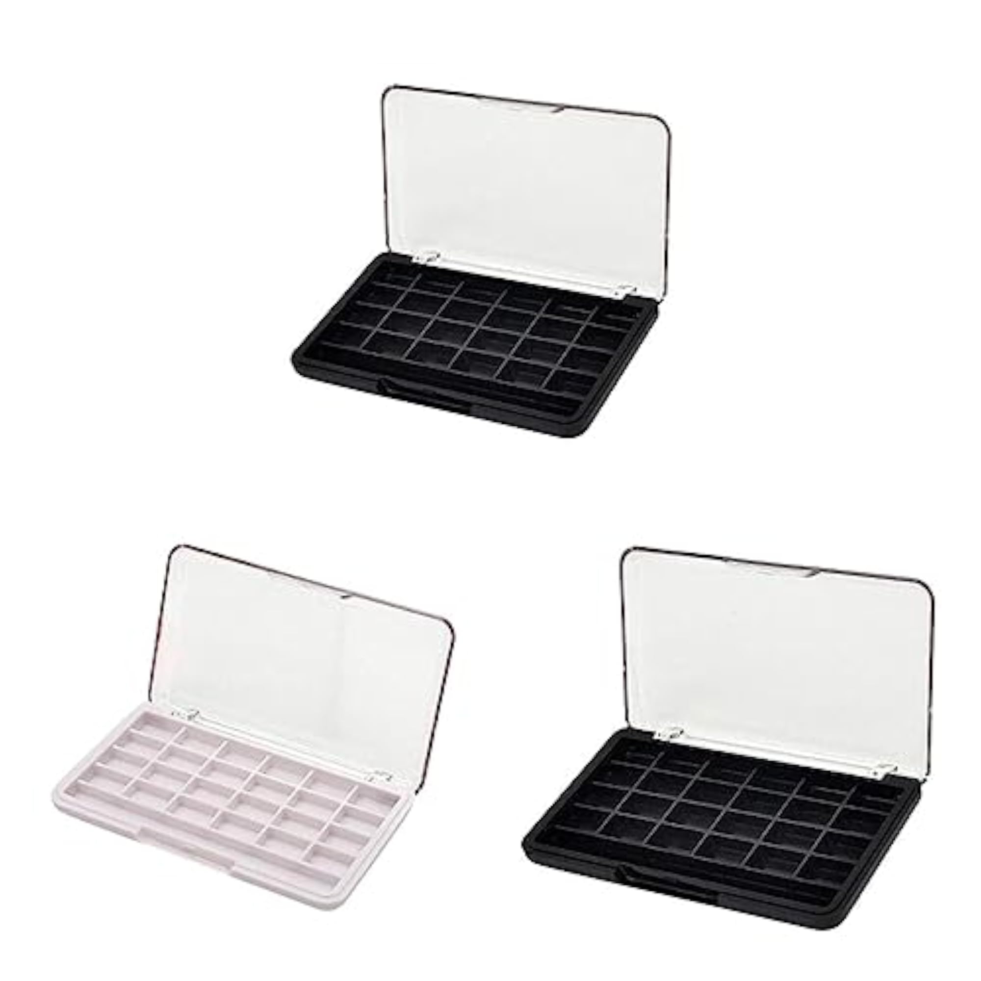 3Pcs 24 Grids Empty Makeup Palette Case