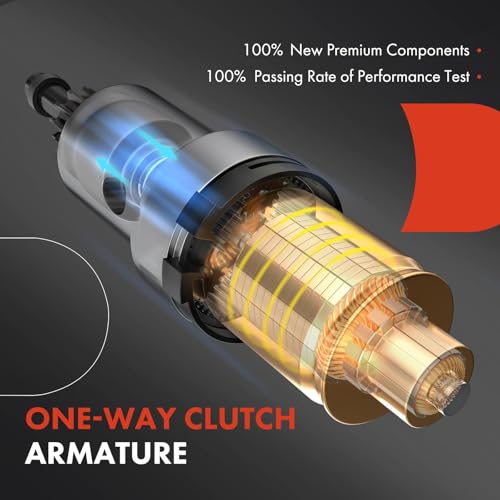 image for A-Premium Starter Motor Compatible with Buick, Cadillac, Chevy, GMC & 