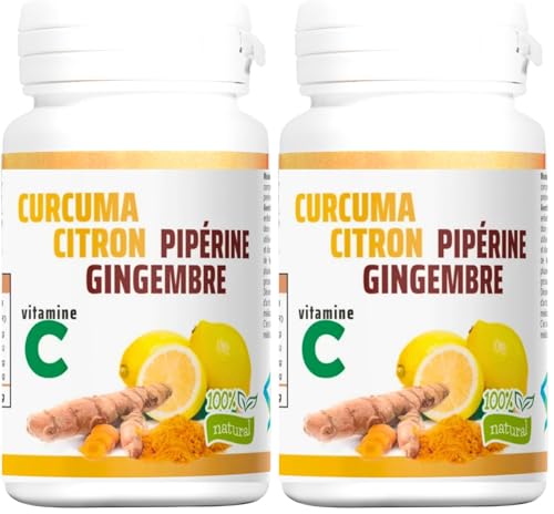 Curcuma 5000 mg gélules avec gingembre pour retrouver l'énergie après le sport et le travail