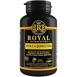 Integratore Vitamina C Naturale con Quercetina, Rosa Canina, Acerola e Camu Camu – Integratore Difese Immunitarie e Anti-Stanchezza – 60 Capsule Gastroprotette – Royal Nutraceutici