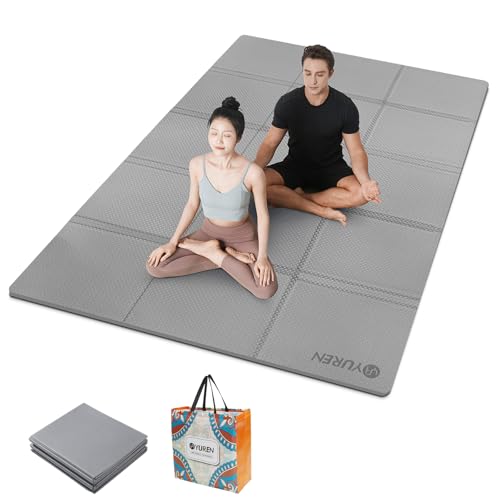 YUREN K}bg ܏ 130CM × 200CM L 5mm  傫 TPEޗ ŖQ g[jO}bg qp eq [ɕ֗ [ܕt