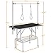 Yaheetech Höhenverstellbar Trimmtisch für Hunde groß, Schertisch mit 2 Galgen, Badezubehör für Hunde, Hundepflegetisch klappbar - 118 x 60 x 177 cm (L x B x H) - Kratzfest, max. Tragelast 120 kg