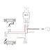 Nilight 2PCS LED Light Bar Wiring Harness Kit 16AWG 12V On Off Waterproof Switch Power Relay Blade Fuse-2 Lead