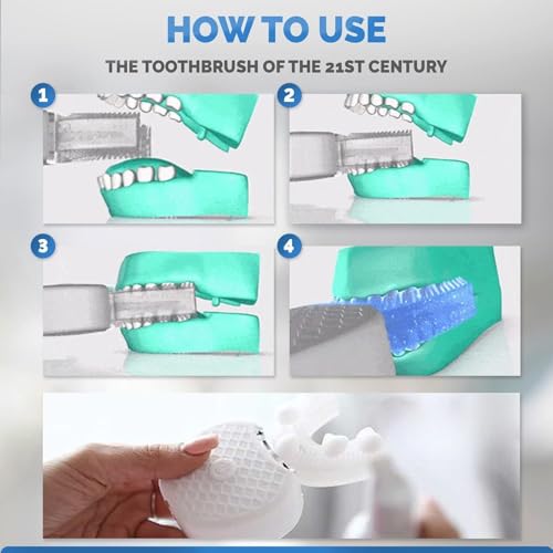 Image of 360 Brite - Electric 360 Tooth Brush, Full 360 Coverage with Multiple Modes, entle on Sensitive Gums, Time-Saving Daily Routine (White)