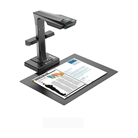 Document Scanner | CZUR ET16-P Book Scanner | Professional Scanner Document Camera with 16MP Auto-Flatten Technology 180+ Languages OCR Function Compatible with Windows Mac for Family Home Office Cover