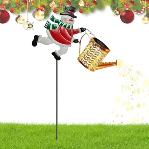 Bouilloire de Noël décorative pour illuminer votre chemin paysager et jardin