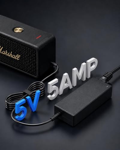 Image of 5V 5A Power Adapter, SMPS, Its Support Electronics Items, Gadgets Power Up to 5Volt 5Amp (Input 220V-50Hz Output 5 Volt 5 Amp) Black.