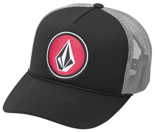 Image of Volcom Men's Snapback Hat - 6-Panel Twill Flat Brim Cap Adjustable Snap Closure