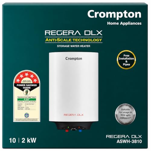 Image of Crompton Regera Storage Water Heater (10 Liter)