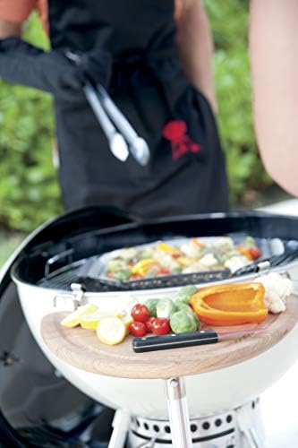 Weber Grill Basket - Large | Heat Resistant Grilling Tray for Barbeques | BBQ Grill Rack for All Barbeques | Premium Stainless Steel BBQ Accessories for Outdoor Cooking & Grilling - Silver (6678)