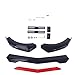 Universal Glossy Black Performance Style Front Bumper Lip Chin Spoiler Splitter