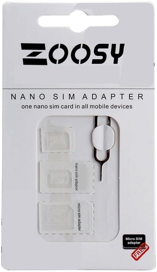 KIT 3 ADAPTADORES Nano SIM - Micro SIM - SIM estándar para todos los móviles