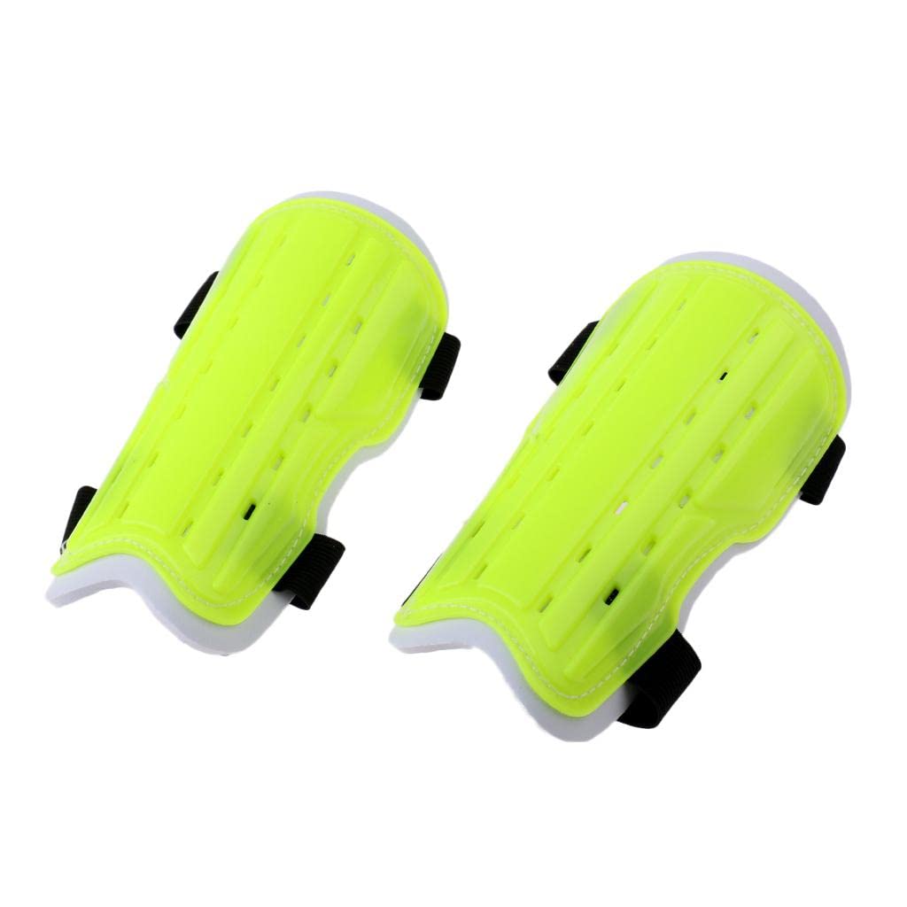 NIVAA Soccer Football Training Sports Padded Shin Guard Pads Protector Light Green-picture-29