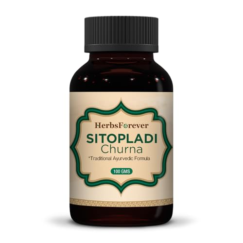 Herbsforever Sitopladi Powder(Churna), Anti Kapha.for Seasonal, Weather Change, Cold, Mucus, Lungs & Respi Wellness| Authentic, Traditional |Cardamom,Cinnamon,Pippali & Ayurvedic Herbs| 100g, 3.53Oz