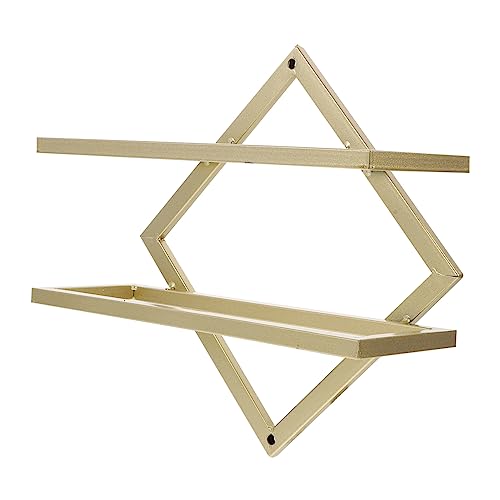 FUNOMOCYA 1Pc Wall Mounted Wine Display Rack Decorative Hanging Shelf for Home Wine Storage for Saving Design