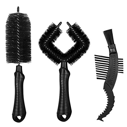 LIOOBO Wheel Cleaner Brush car Rim Brush car Wheel Brush Bike Clean Brush for Cleaning Brush for Cleaning Chain Cleaner car Cleaning Brush Cleaning Brush for Bike Combination tire