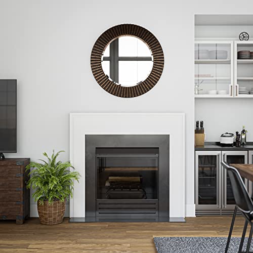 Kenroy Home North Beach Wall Mirrors, Medium, Bronze Finish #TOP3