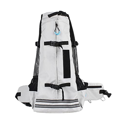 ZOOMELLA Dog Carrier Breathable Corgi Carrying Bag Hiking Travel Pet Backpacks Grey Pet Supplies|Dog Supplies|Carriers & Totes Deal