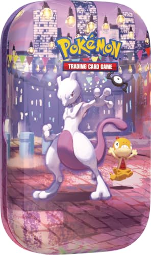 Pokémon : Mini-boîte 30ᵉ Anniversaire – Mewtwo du JCC Pokémon (1 Autocollant, 1 Carte Artistique et 2 boosters)