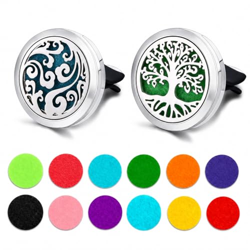 2 Pack Car Vent Essential Oil Clips