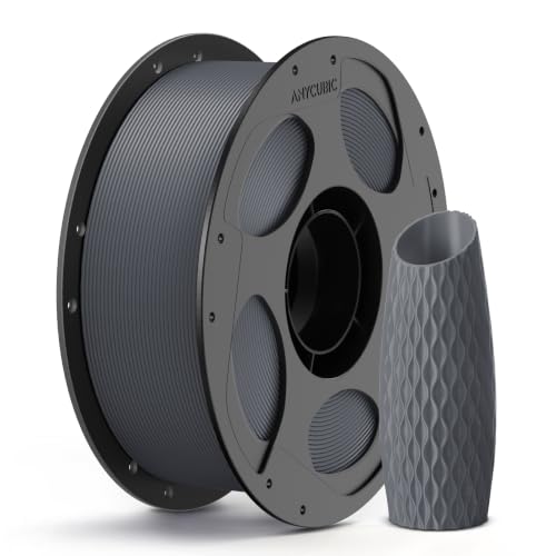 ⚡ ANYCUBIC PLA 3D Printer Filament, 3D Printing PLA Filament 1.75mm Dimensional Accuracy +/- 0.02mm, 1KG Spool (2.2 lbs), Texture Grey