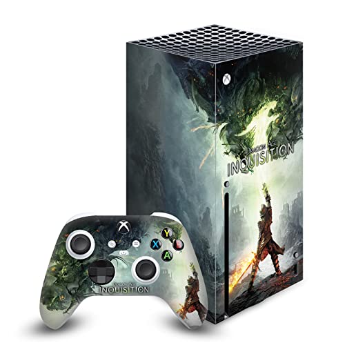 Skin Xbox Series X Dragon Age autocollant console et manette jeu vidéo vinyle