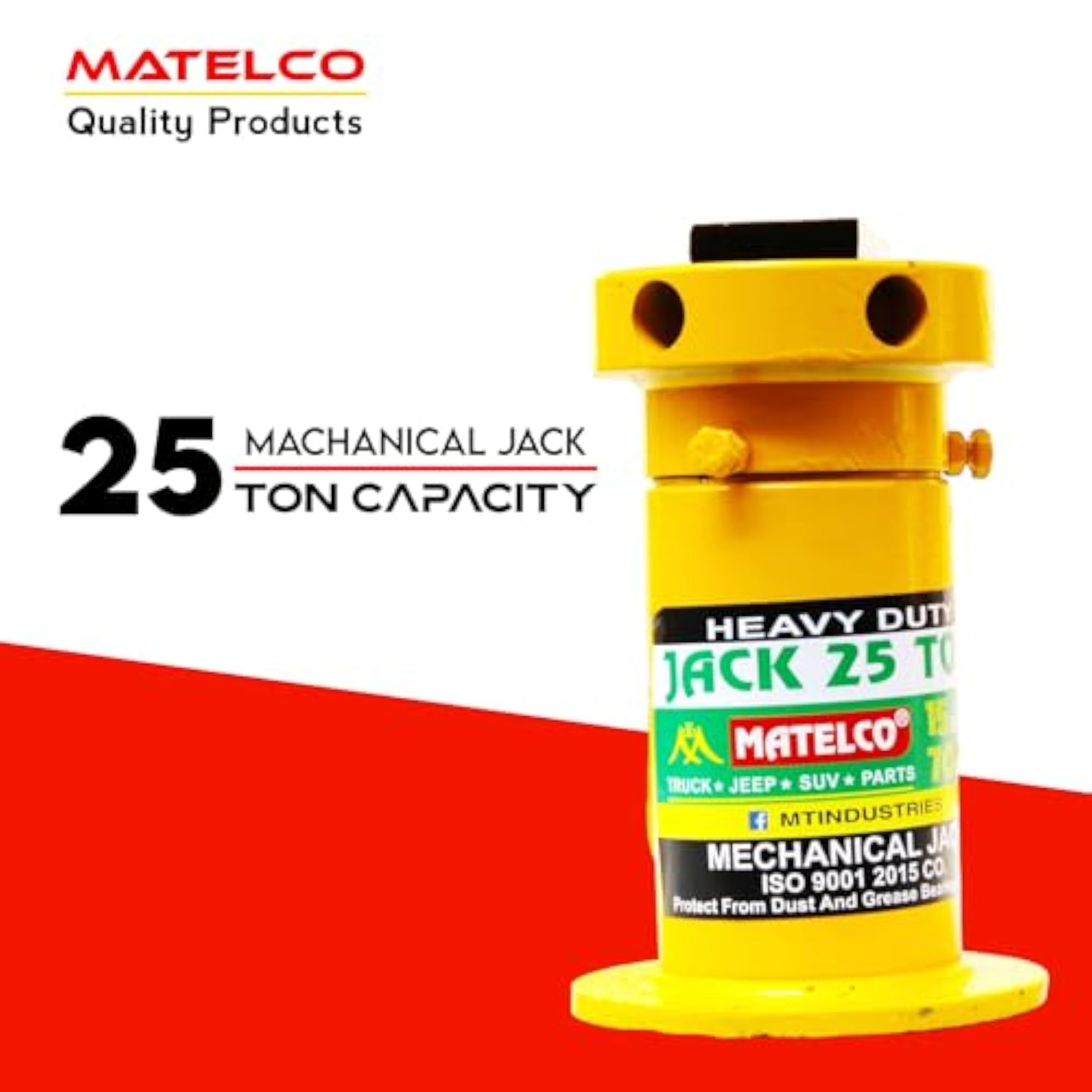 25 Ton Mechanical Screw Jack Heavy Duty Manual Jack