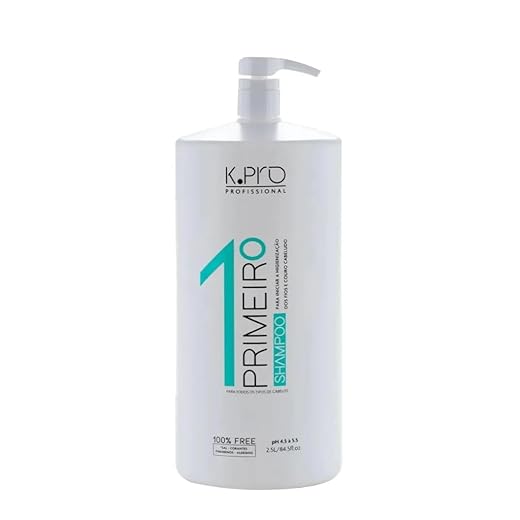 K.Pro Primeiro Shampoo Profissional, 2,5L, pH 4.5-5.5
