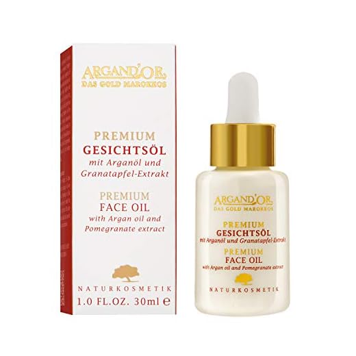 ARGAND'OR Bio Arganöl Premium Gesichtsöl mit Granatapfel-Extrakt für anspruchsvolle Haut 30 ml