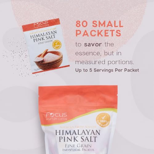 Focus Nutrition Sal Rosa del Himalaya en Sobres, 80 unidades miniatura 2