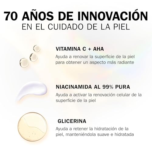 Miniatura 5 de Olay Vitamin C + AHA Sérum Facial Iluminador Antimanchas, 40ml | Con Niacinamida, Tono Luminoso y Uniforme en 14 Días, Fragancia Cítrica