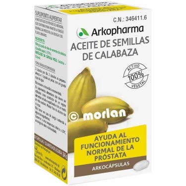 ARKOPHARMA Arkocapsulas Aceite de Semillas de Calabaza 50 Cápsulas