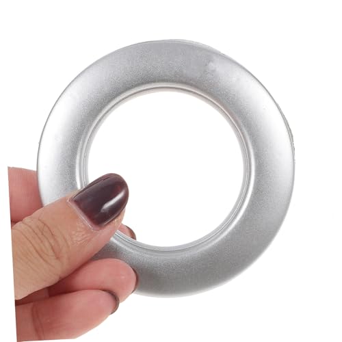 Anillos para cortinas de plástico con visillos y ventanas de sala 5