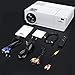 5G WiFi Bluetooth Projector, YABER Native 1080P Outdoor Movie Projector with 350
