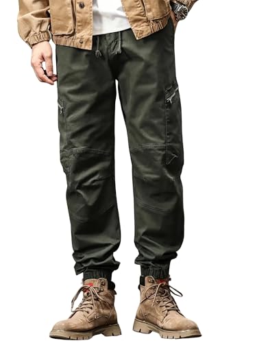 Image of Lymio Cargo for Men || Cotton Cargo Pant || Drawstring Waist Pant (Also Available in Plus Sizes) (89-92)