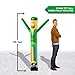 LookOurWay Air Dancers Wacky Waving Inflatable Tube Man Attachment - 6 Feet Tall Advertising Air Dancer Waving Man Inflatable Tube Guy - Blower Not Included - St. Patricks Day Leprechaun