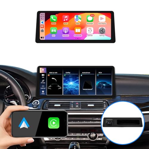 Radio para auto con pantalla 12.3 pulgadas Linux BMW 5 F10 F11 miniatura 1