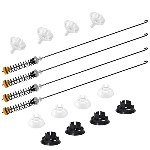 【2025 Upgraded】 WTW7000DW0 WTW7000DW3 WTW7000DW4 WTW7500GW0 WTW7500GW2 Washer Suspension Rods, Fit for Kenmore, Whirlpool, Maytag MVWB765FC3 MVWB765FW3 MVWB765FW4 MVWB766FW1 11026132413 Washer