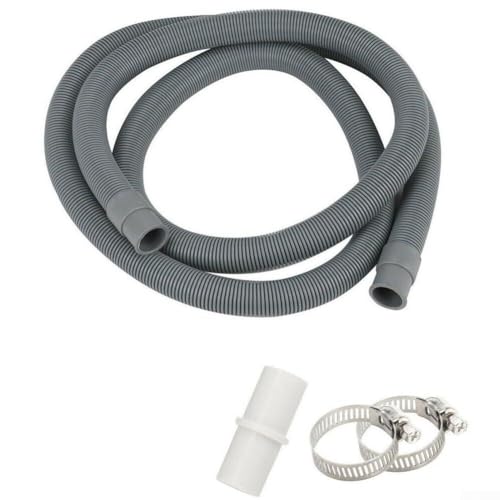 Evita di allungare eccessivamente con la nostra soluzione flessibile per lavatrice e tubo di scarico della lavastoviglie da 2 m (1 m)