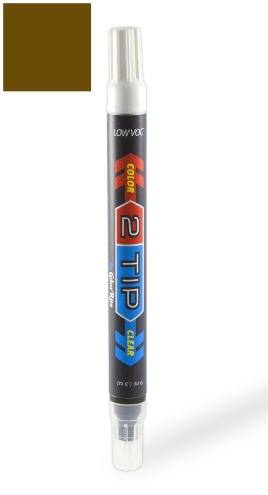 ColorRite 2Tip for Nissan NV Automotive Touch-up Paint - Java Metallic CAJ - Color-and-Clearcoat Package