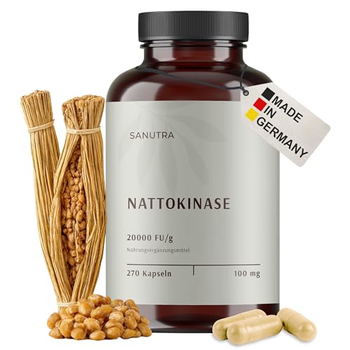 Sanutra Nattokinase Capsules - 270 capsules