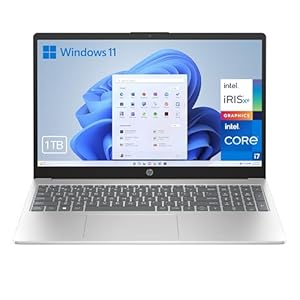 HP 15-fd0196ns – Ordenador portátil de 15.6″ FHD (Intel Core i7-1355U, 16GB RAM, 1TB SSD, Intel Iris Xe Graphics, Windows 11) Plata y Azul – Teclado QWERTY Español
