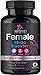 Female Libido Supplement Pills w Maca & Tribulus 1000mg - Excitement, Desire & Energy Support Vitamins for Women with B12, Red Panax Ginseng, Horny Goat Weed, Dong Quai & Gingko - 60 Veggie Capsules
