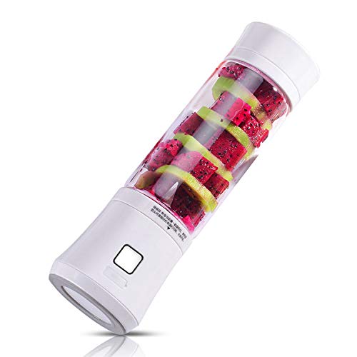 Allegro Huyer Crushed Ice Maker 480ml USB Mini Blender Glass Bottle Juicer 6