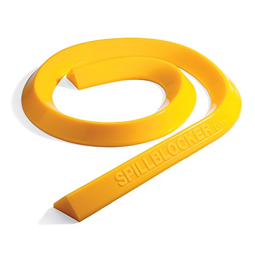 Image of PIG Spill Barrier Dike - 10'L x 4 inchW x 2.25 inchH - Yellow - PLR204-YW