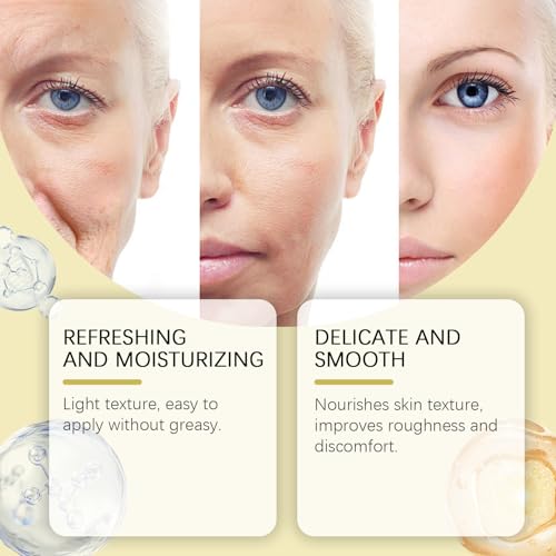 YG LianKai 2Pc Anti-wrinkle Firming Serum, Firm and Plump Face Serum, Anti-Aging & Wrinkles Lifting & Firming Essence, Hydrating Face Essence for Reduce Fine Lines 30ML
