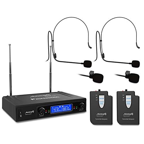 Audibax Missouri 2500 Microfono inalambrico Profesional Doble Lavalier/Madona Frec. A