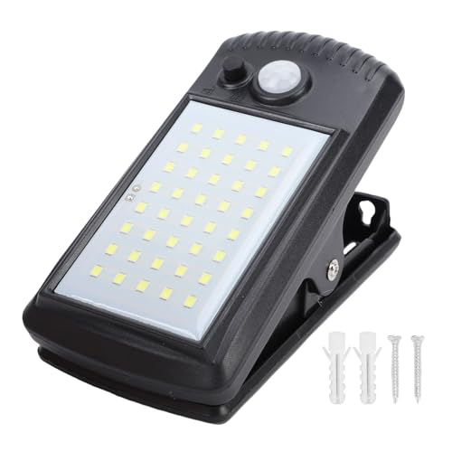 Lámpara solar exterior impermeable con sensor y 40 luces LED de gran angular para el patio 6
